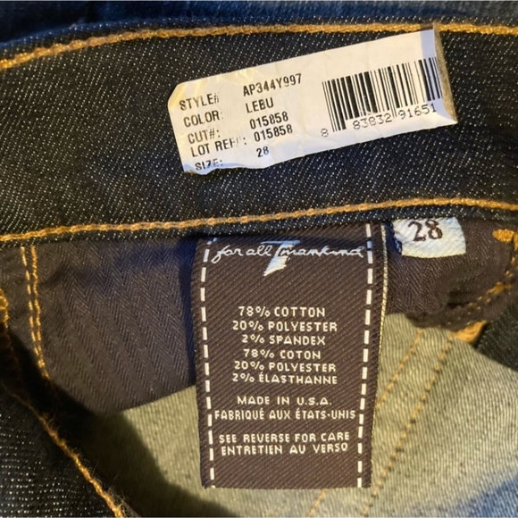 7 For All Mankind Mid Rise Bootcut Jeans - Picture 4 of 4